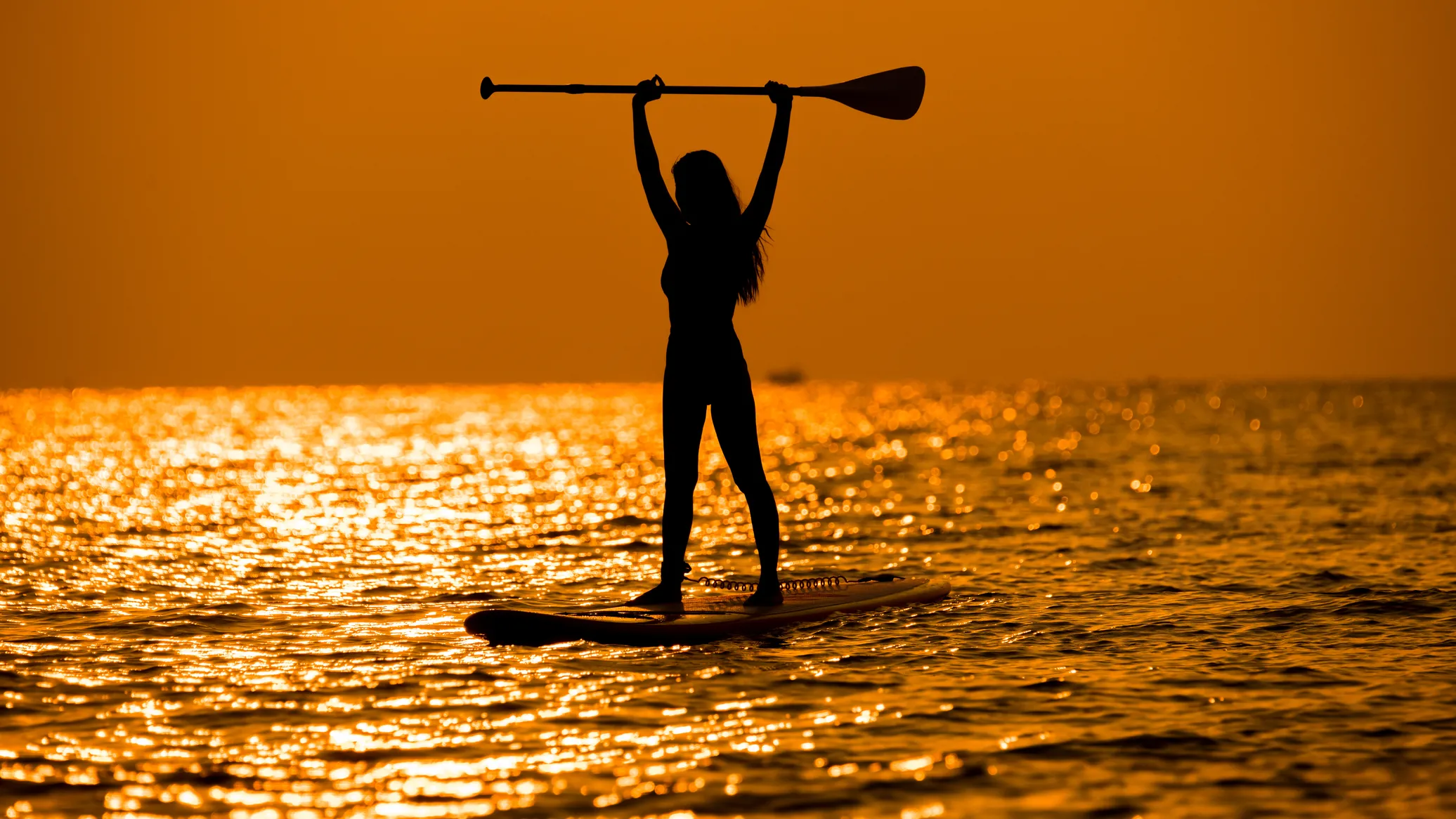 Paddle surf en la costa de Marbella